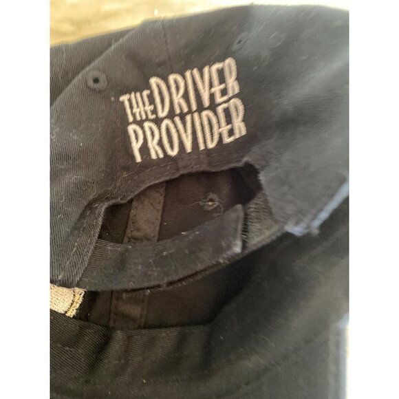 The Driver Provider Black Embroidered Patch Hat Cap Adjustable - Picture 6 of 6
